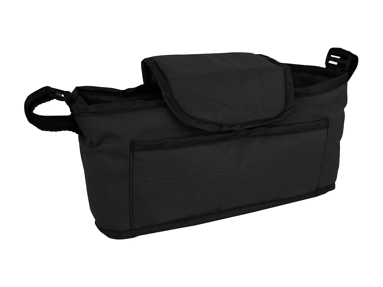 Sac Caddy pour Poussette pour Animaux de Compagnie Noir
