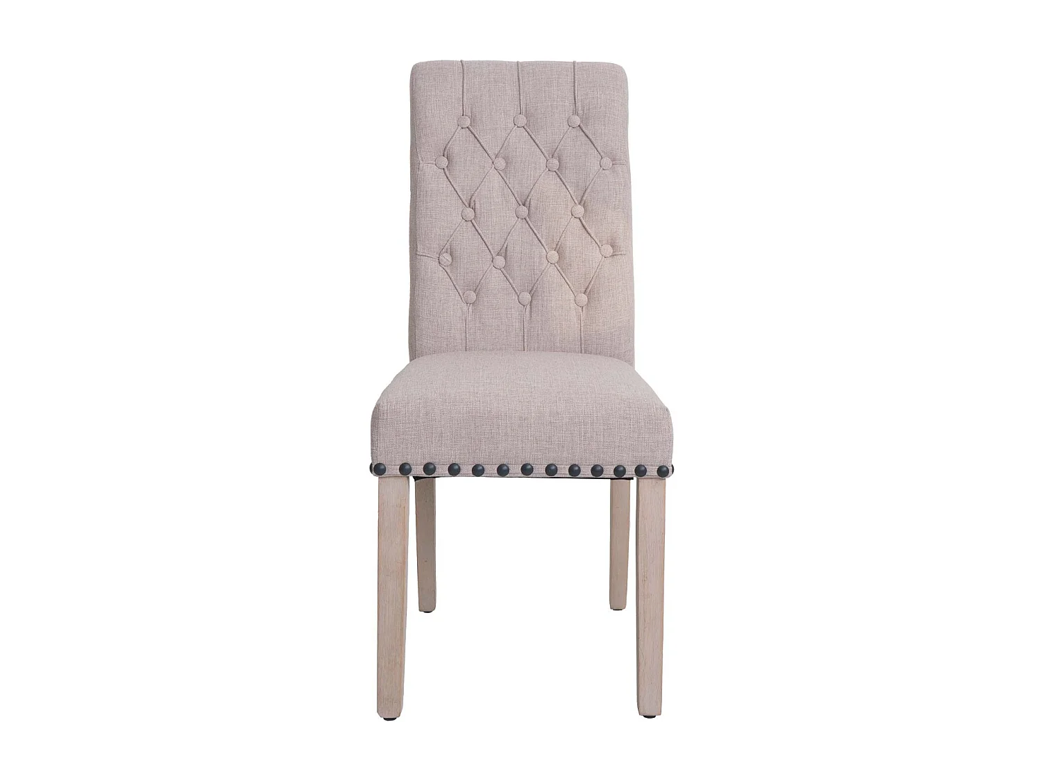 Eetkamerstoel MCW-O66 (set van 2),  beige