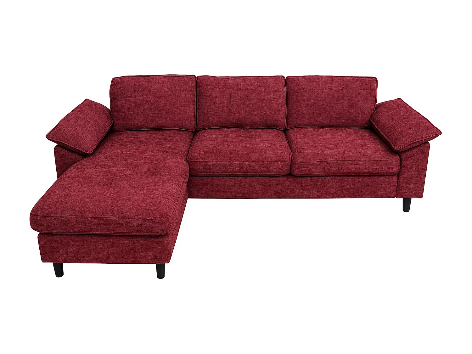 Sofa-Garnitur MCW-O71, Bordeaux