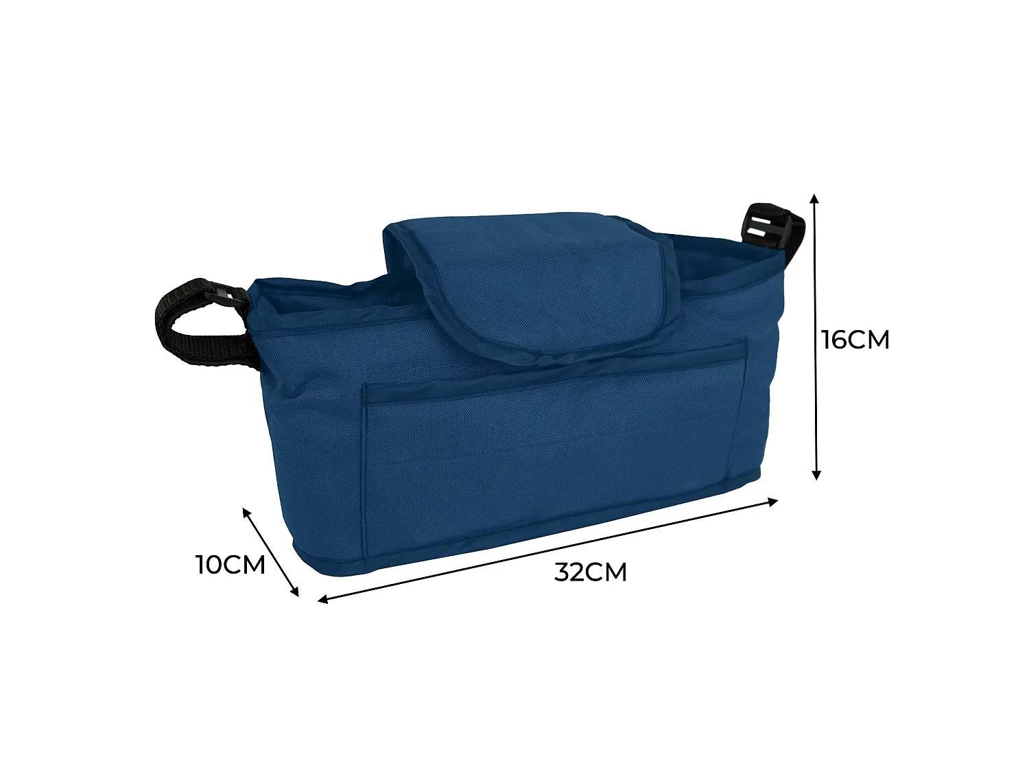 Haustierwagen Fronttasche - Marineblau