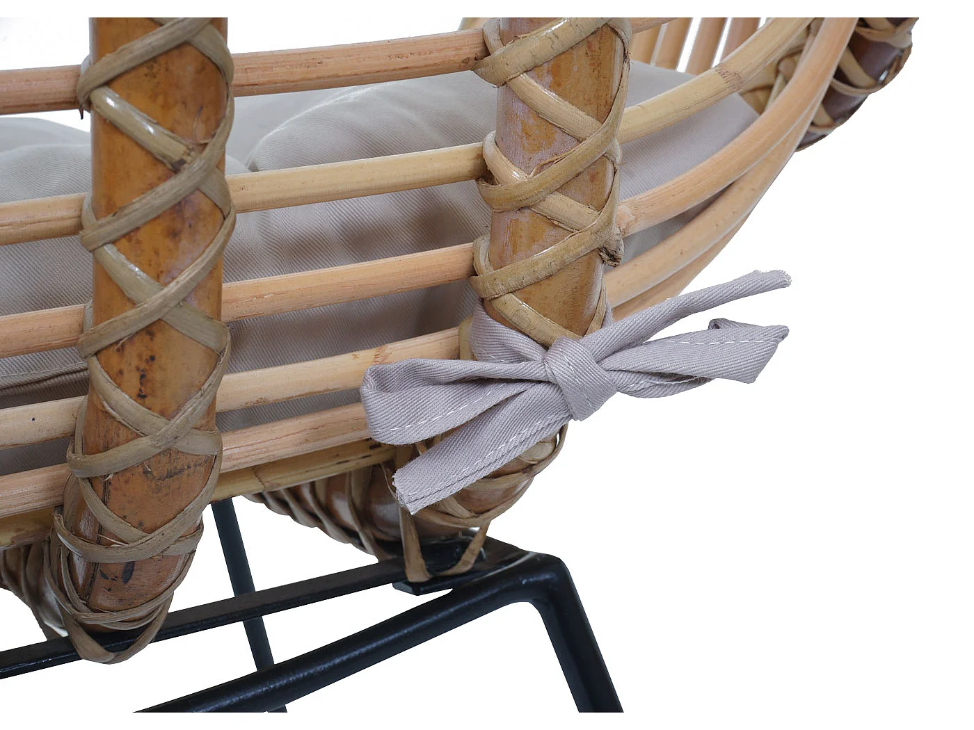 Chaise de salle à manger MCW-P17,  Rembourrage crème