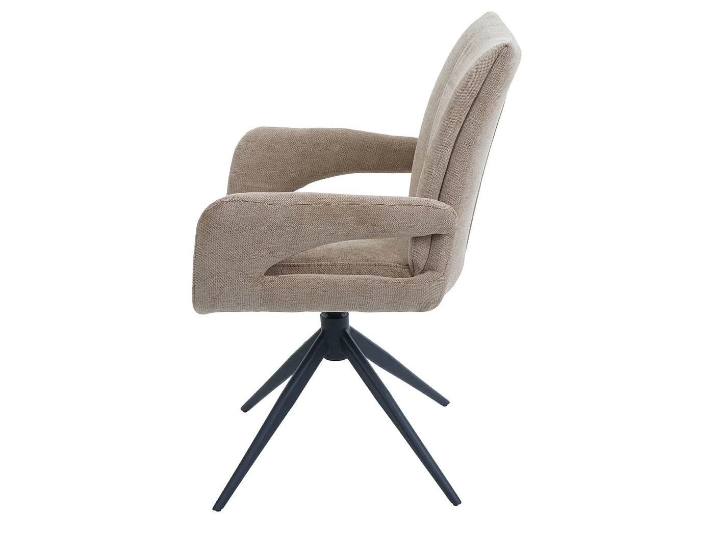 Chaise de salle à manger MCW-O78,  marron clair