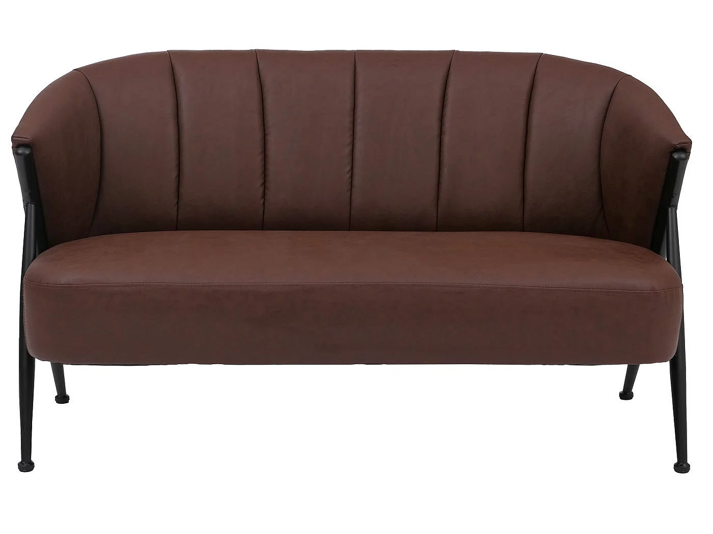 2er-Sofa MCW-P30, Rostrot
