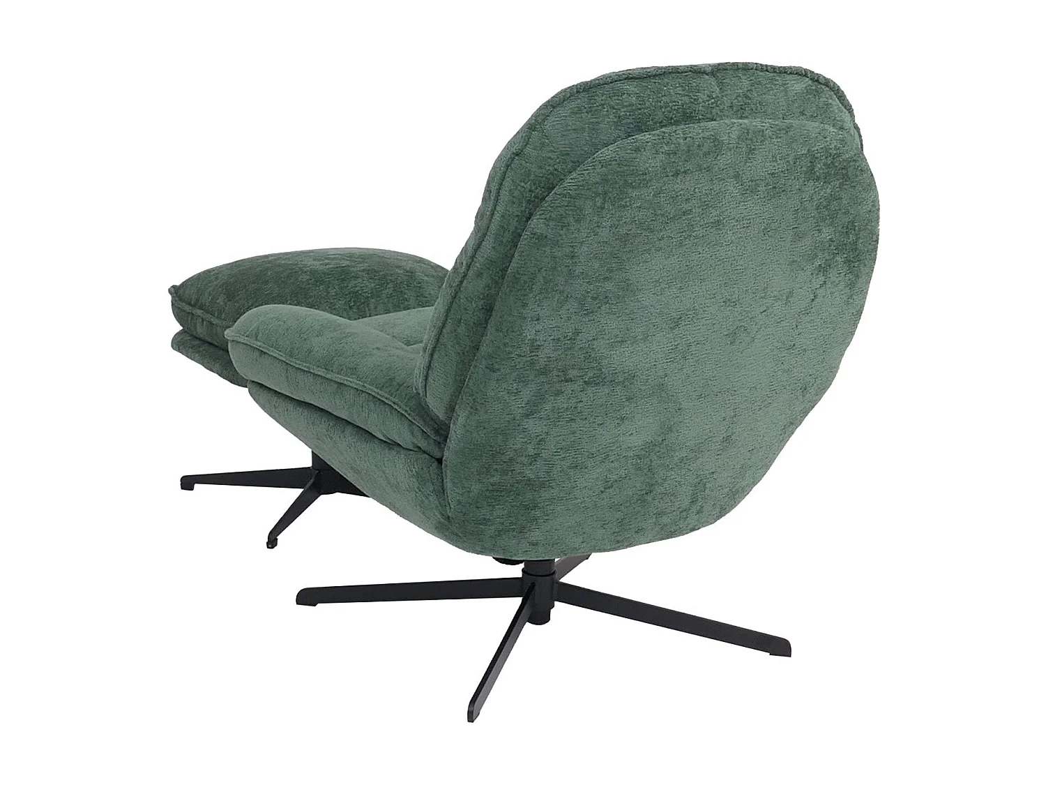 Fauteuil relax avec repose-pieds MCW-P32,  vert