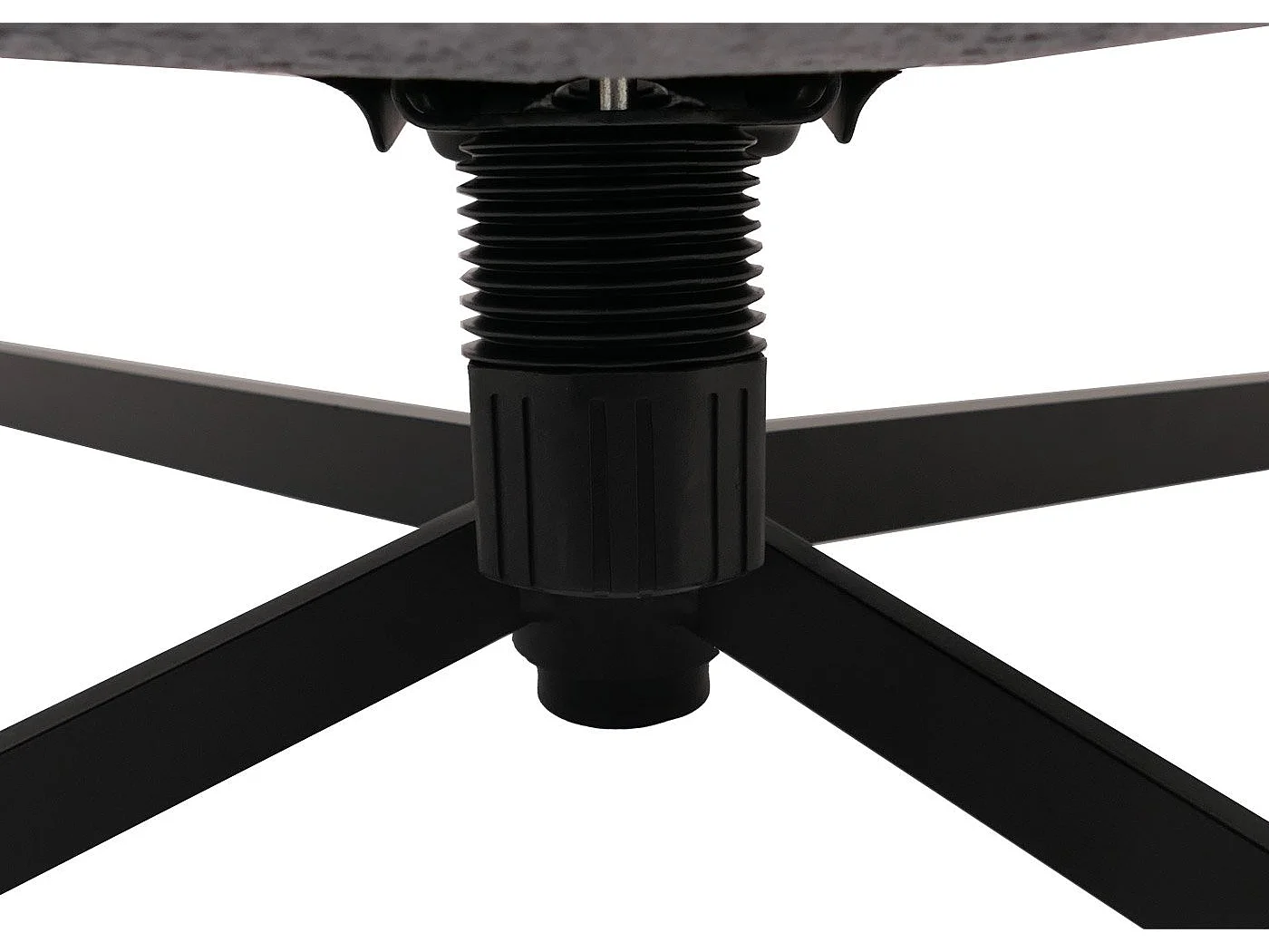 Poltrona relax con poggiapiedi MCW-P32, molle Nosag, girevole metallo stoffa/tessuto ciniglia (370 g/m²) ~ grigio