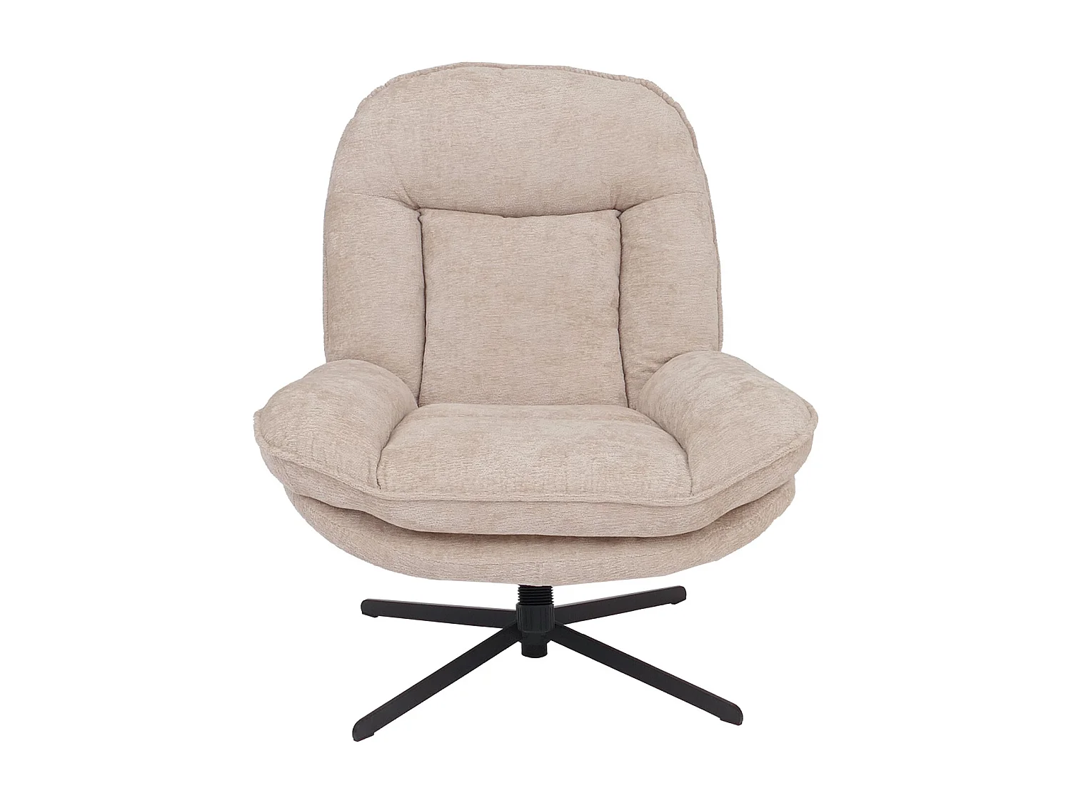 Fauteuil relax MCW-P32,  crème