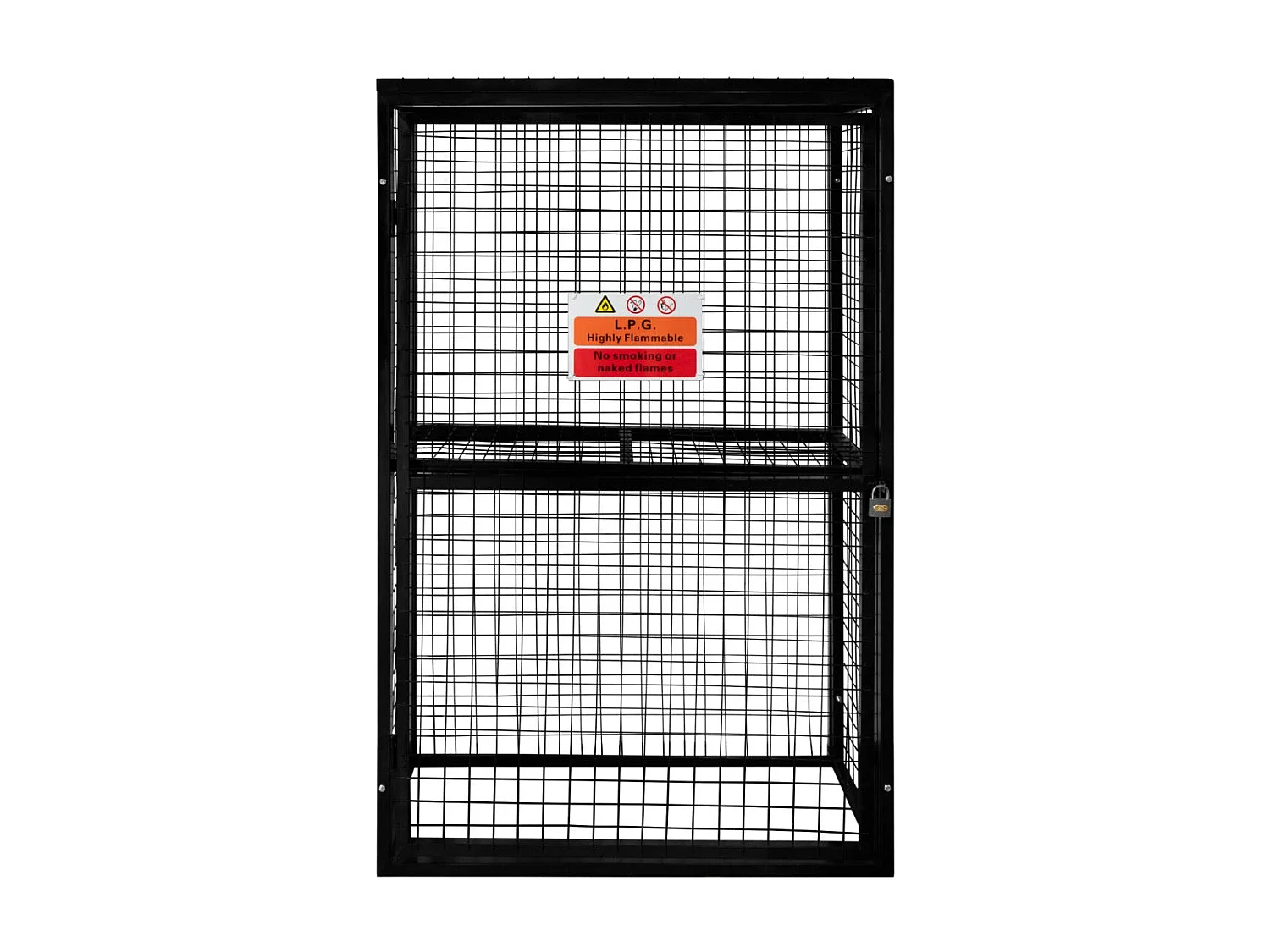 Cage Métallique Bouteilles de Gaz - 57 x 116 x 184cm