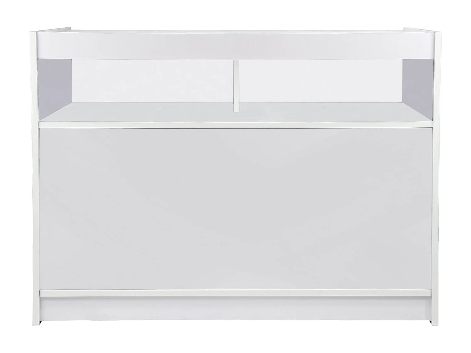 BalcÃ£o Comercial B1200 em Branco Brilhante