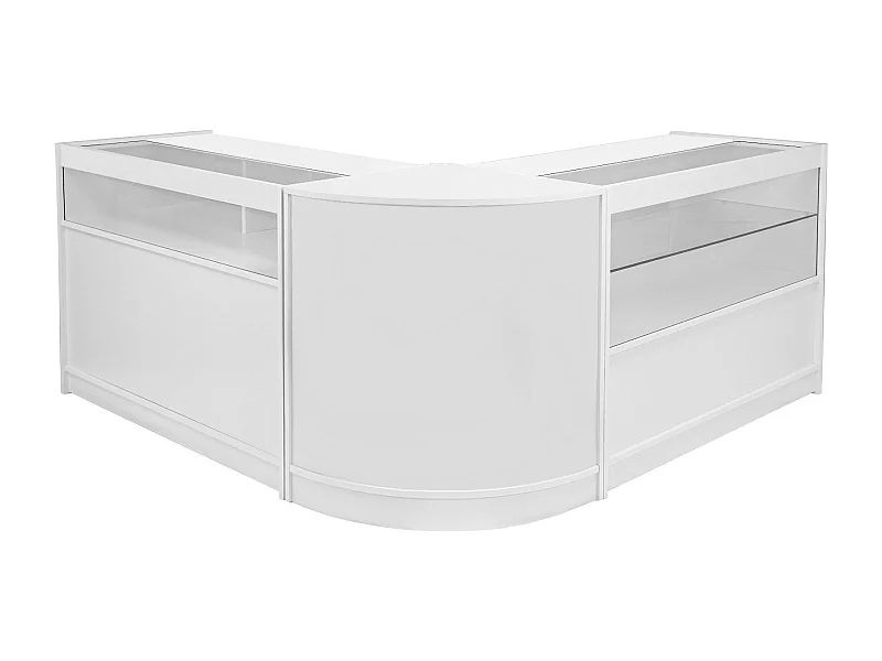 Leo Verkaufstheken-Set – Weiß B1200, C1200, CM60