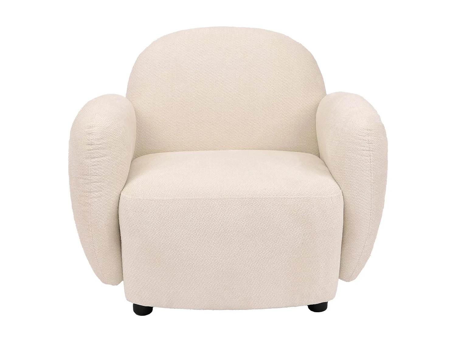 Fauteuil MCW-P33,  crème