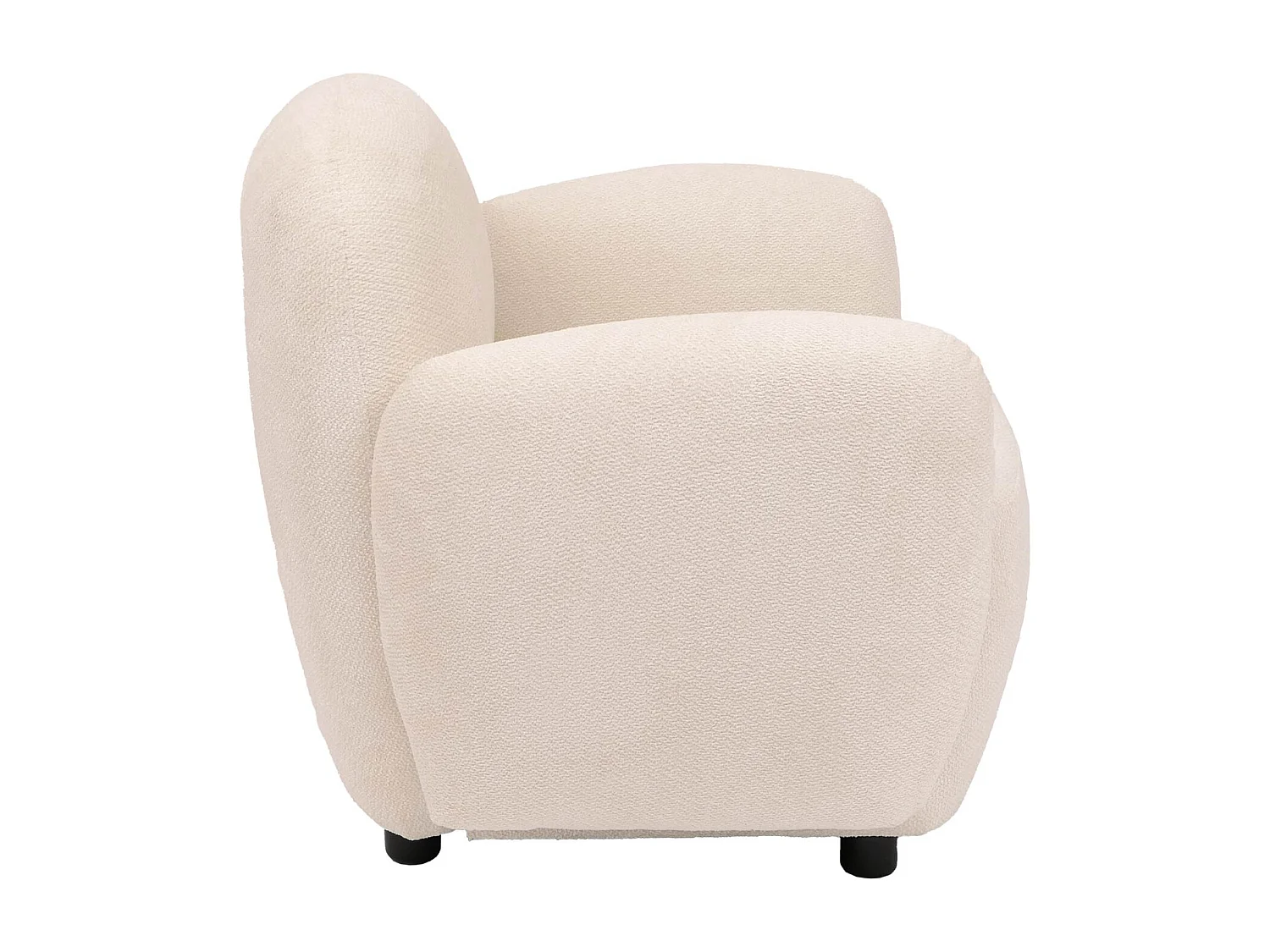 Fauteuil MCW-P33,  crème