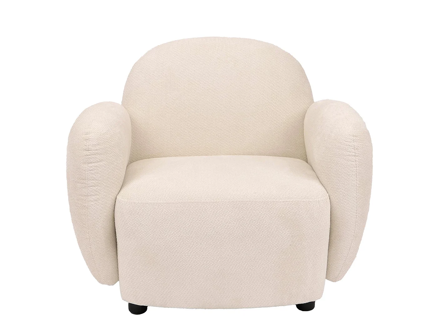 Lænestol MCW-P33,  creme