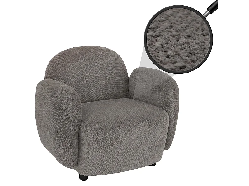 Sessel MCW-P33, Hellgrau