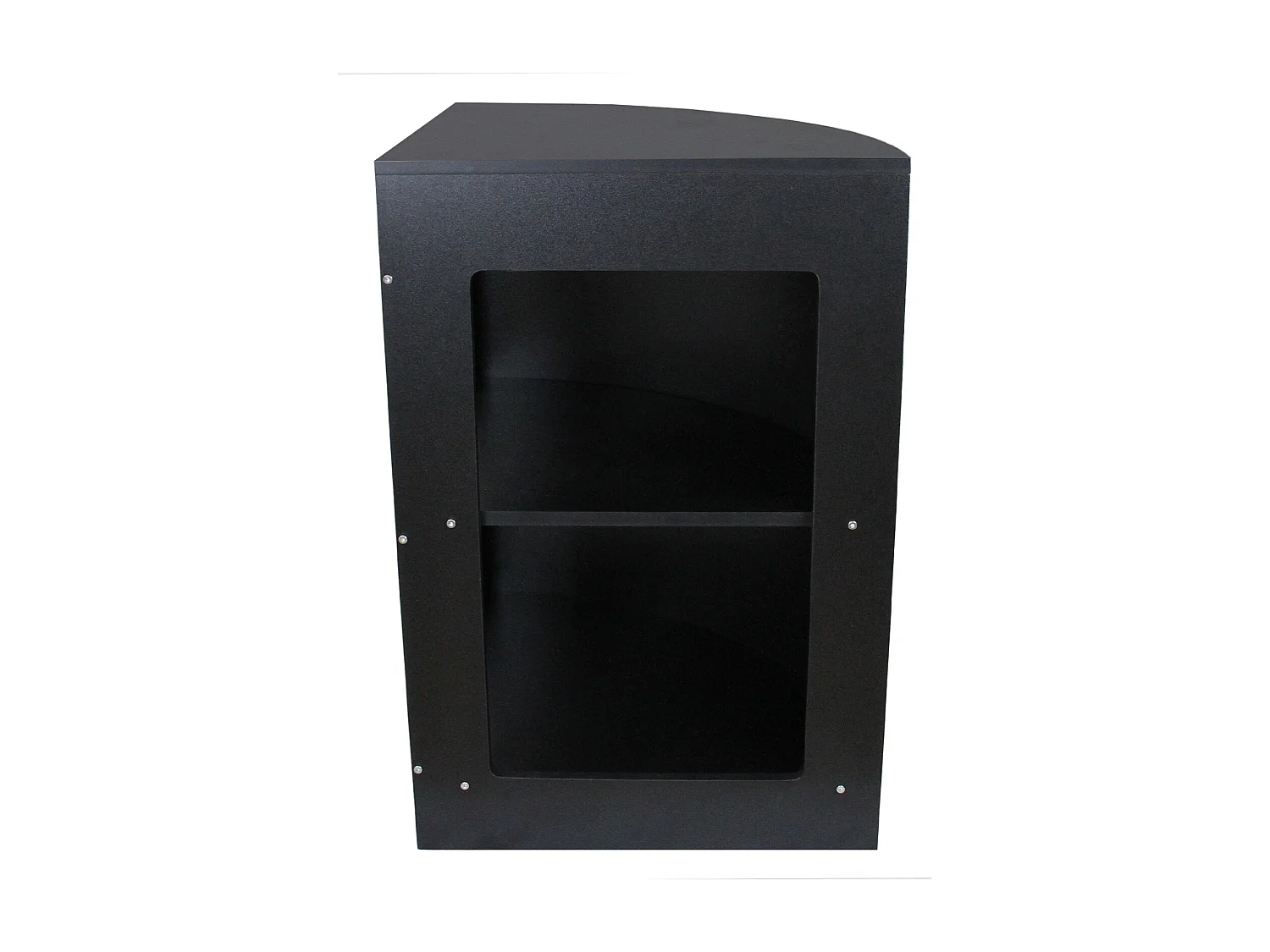 Zwart Winkel Hoek Toonbank CM60 Detailhandel Opbergkast Vitrine Display Kast