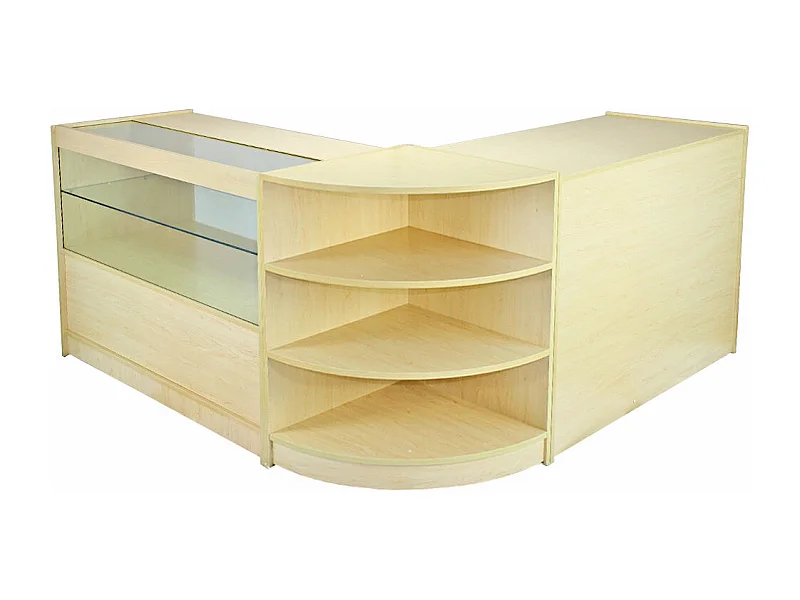 Verkaufstheken-Set Nova – Ahorn A1200, C1200, LM60