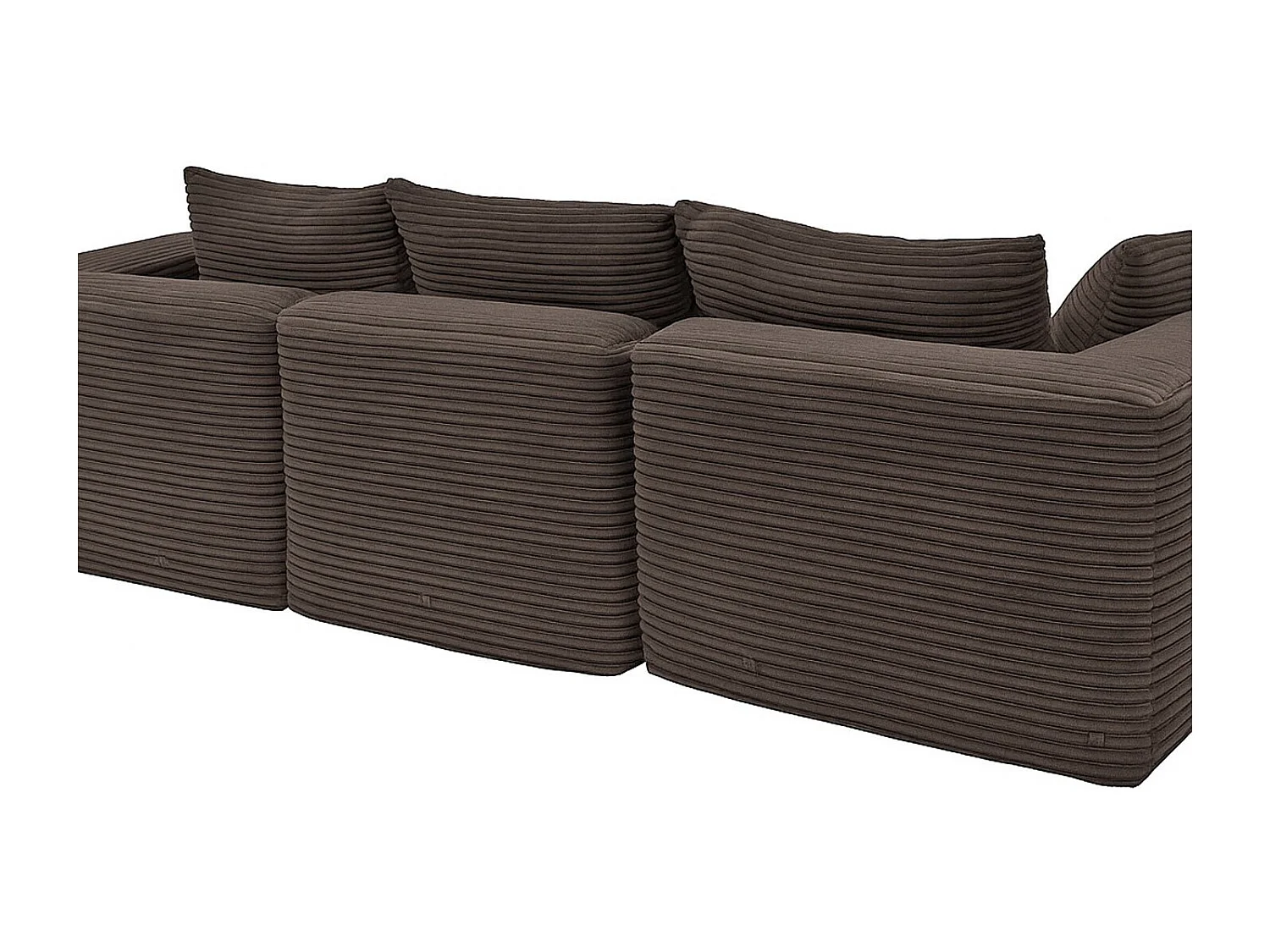 Ensemble canapé MCW-P20,  marron