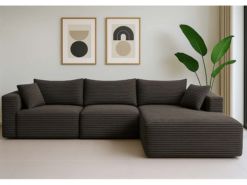 Ensemble canapé MCW-P20,  marron