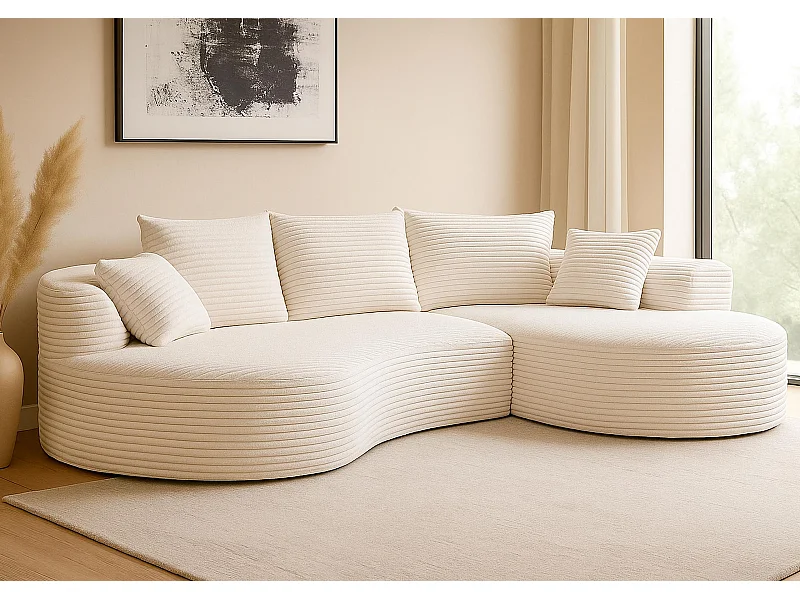 Sofa-Garnitur MCW-P19, Weiß