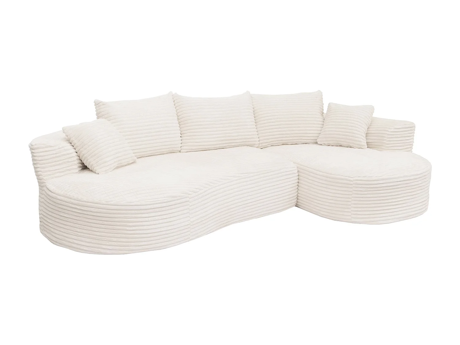 Sofa-Garnitur MCW-P19, Weiß