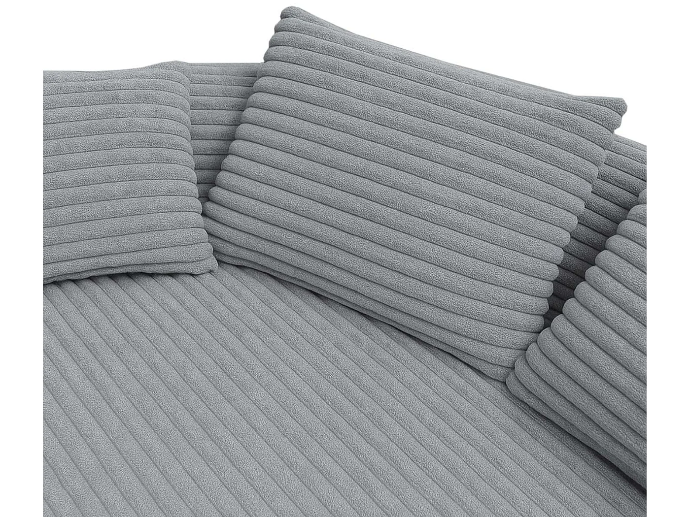 Sofa-Garnitur MCW-P19, Hellgrau