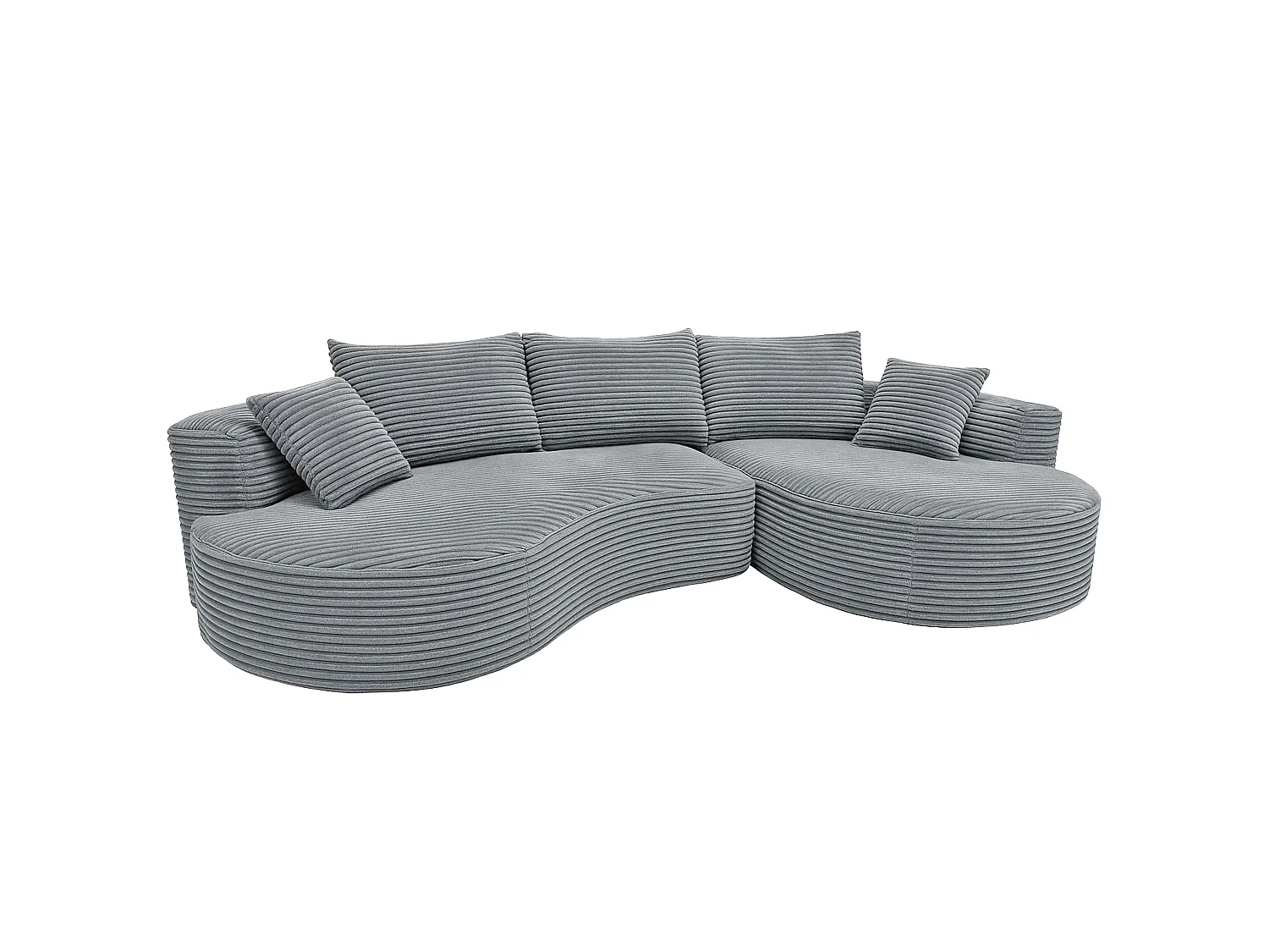 Sofa-Garnitur MCW-P19, Hellgrau