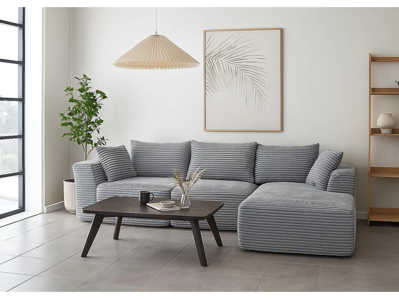 Sofa-Garnitur MCW-P20, Hellgrau