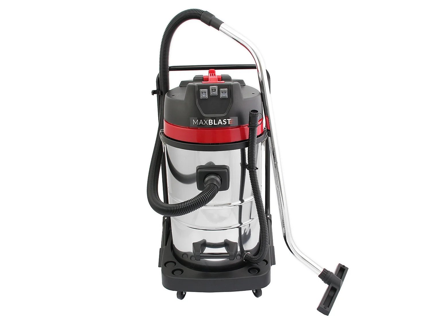 Aspirapolvere industriale 80L secco/umido con tubo 5 m e accessori