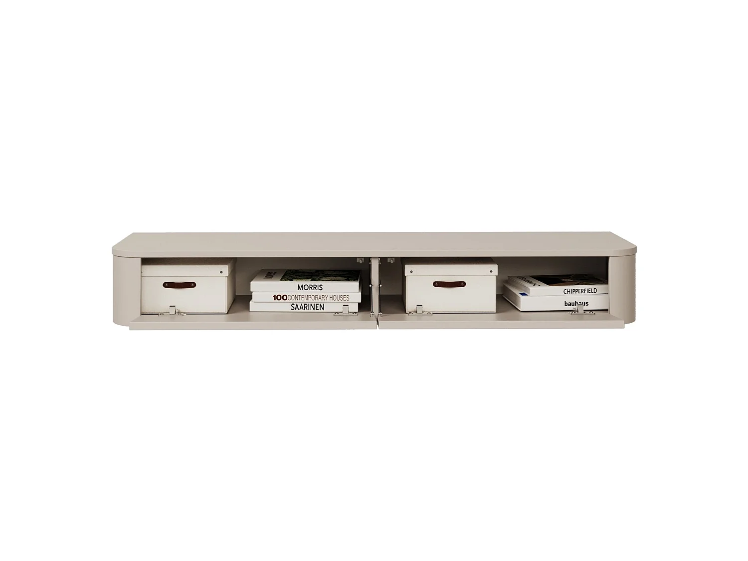 TV-Board hängend – Kaschmirgrau – 140 cm – LUVIO