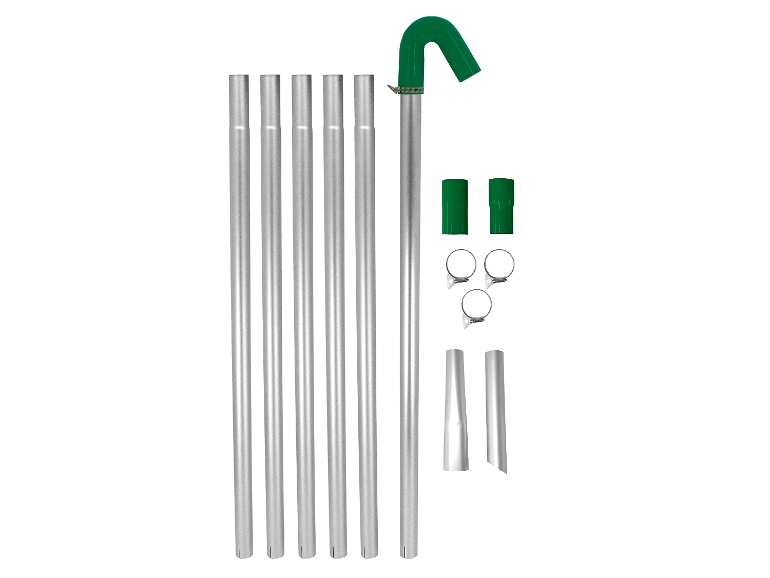 Aspirapolvere industriale 80L grondaie con tubo 5 m e kit aste estensibili