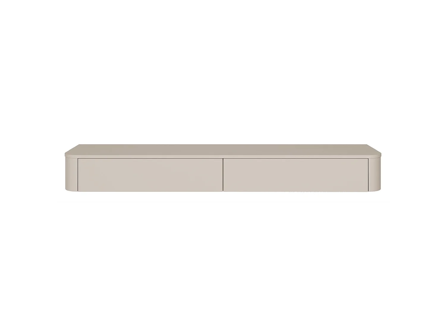 Meuble TV mural – gris cachemire – 175 cm – LUVIO SLIM