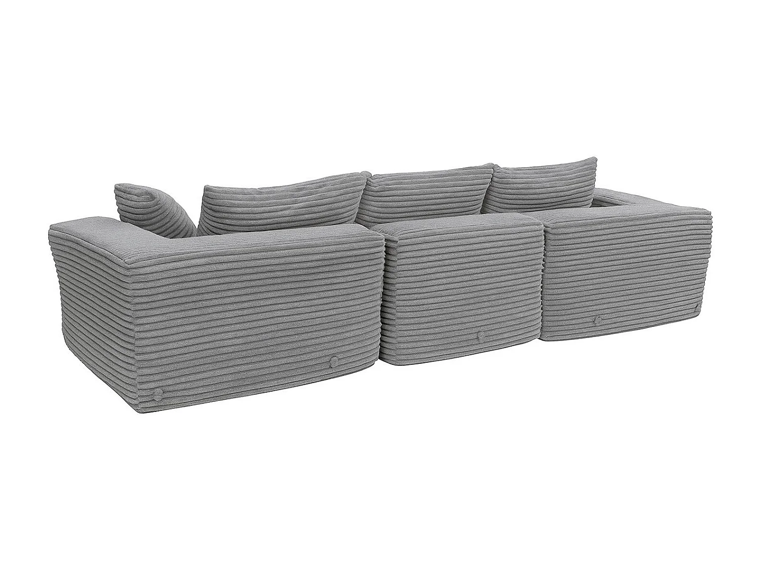 Conjunto de sofás MCW-P20,  gris claro