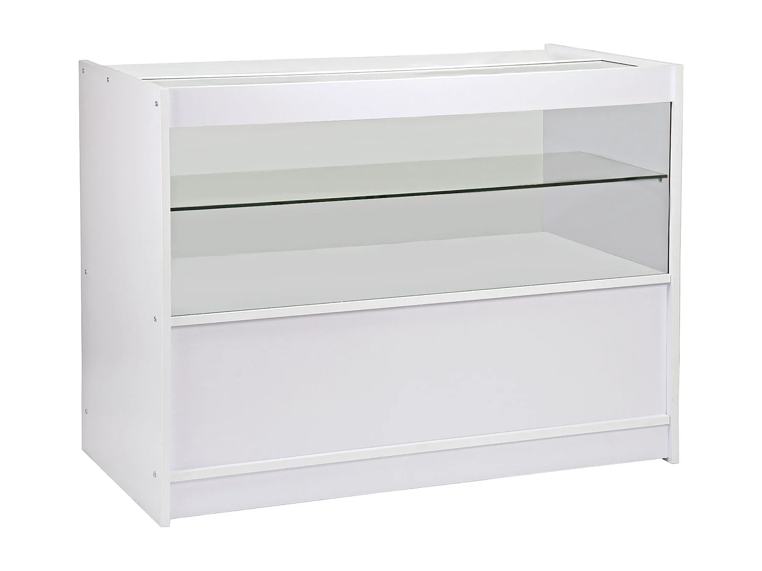 Display Comercial C1200 em Branco Brilhante