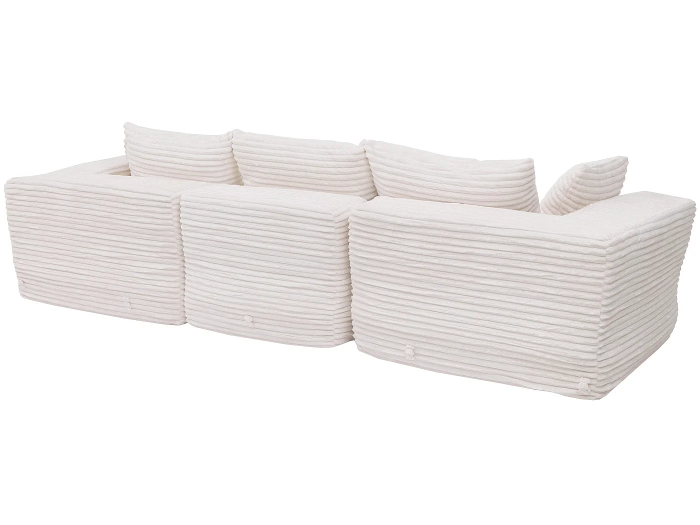 Ensemble canapé MCW-P20,  blanc