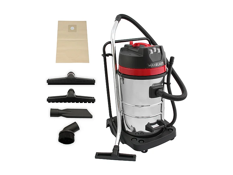 MAXBLAST Aspirateur Industriel 80 L Sec & Humide
