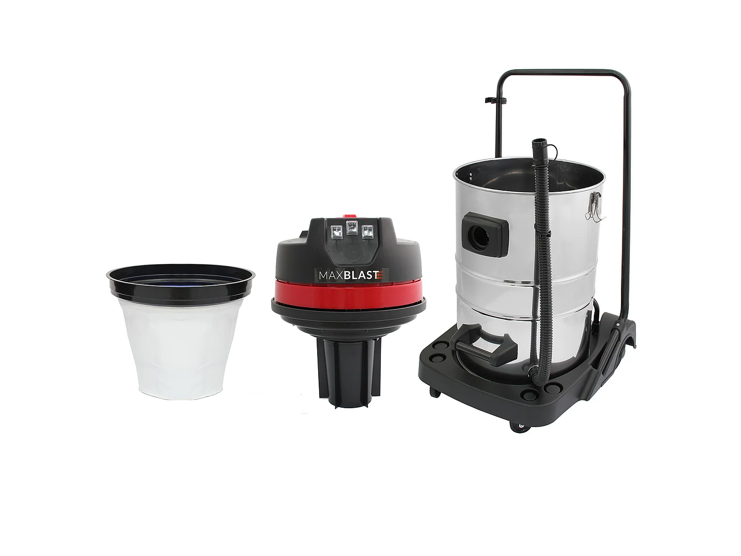 MAXBLAST Aspirateur Industriel 80 L Sec & Humide