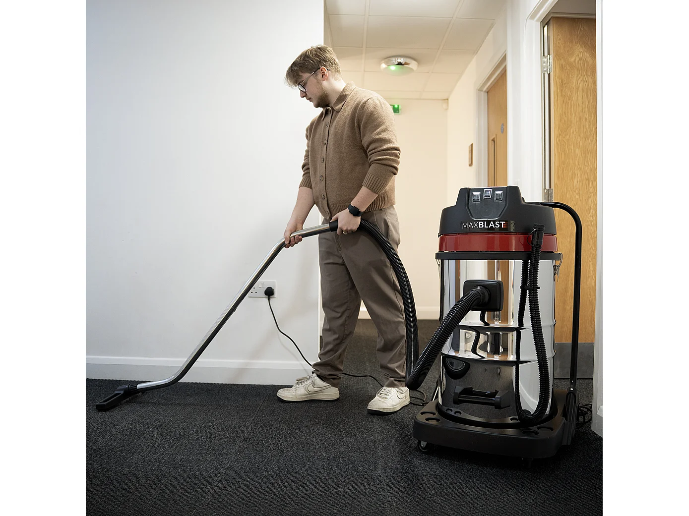 MAXBLAST Aspirateur Industriel 80 L Sec & Humide