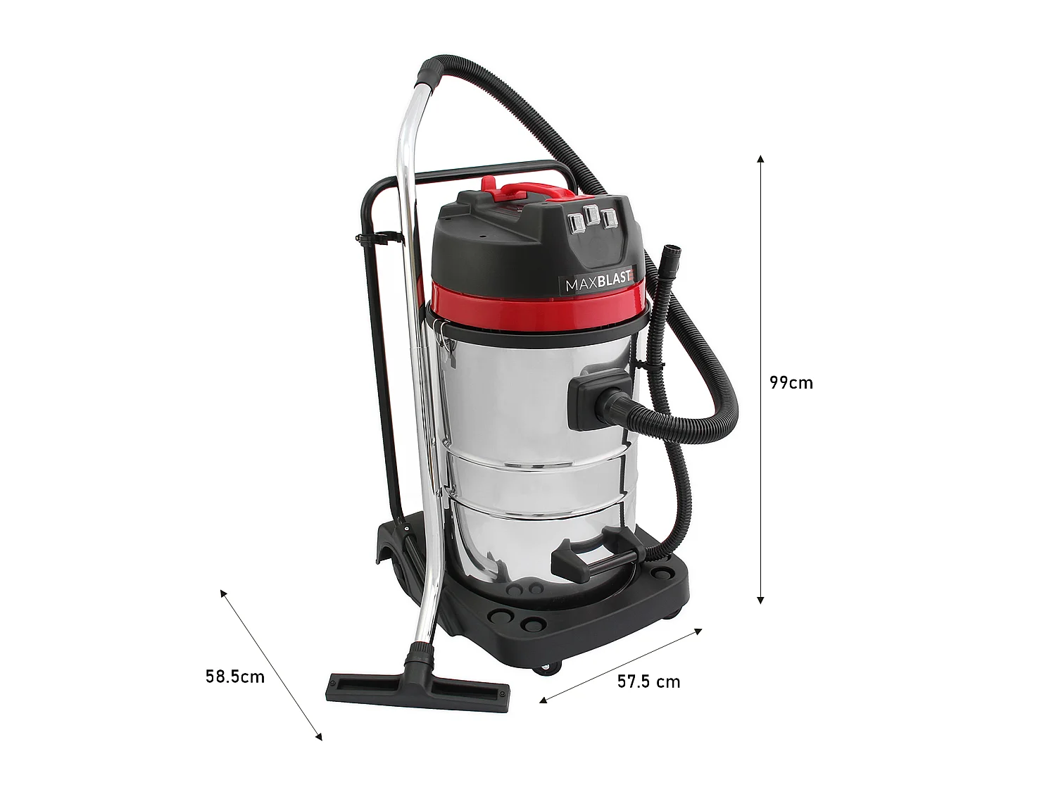 MAXBLAST 80L Industriële Nat/Droog Zuiger