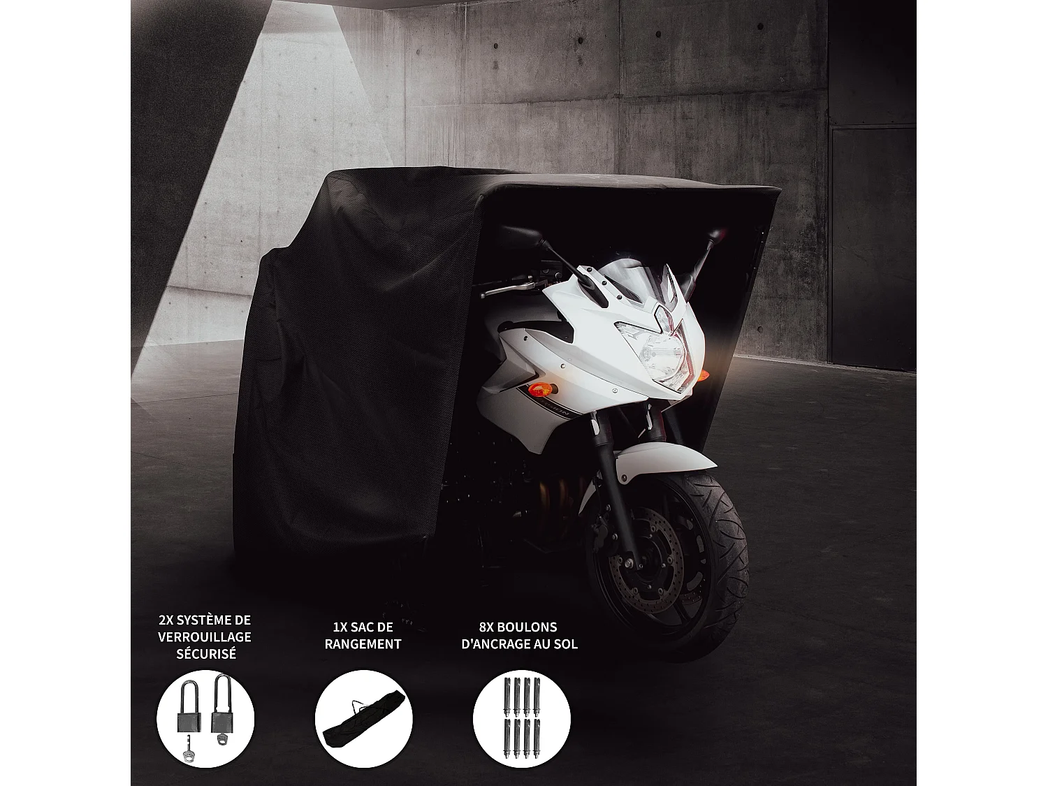 Large Motorbike Tent