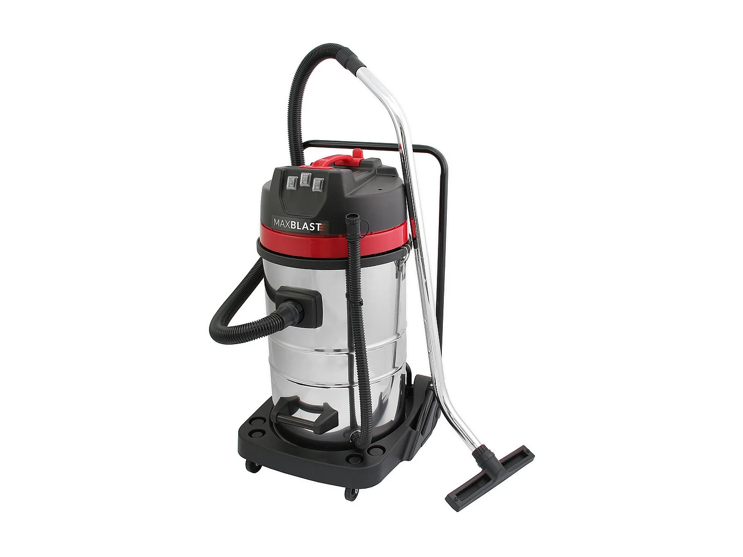 Aspirapolvere Industriale MAXBLAST 80 Litri con Ugello di Aspirazione Secco e Liquido