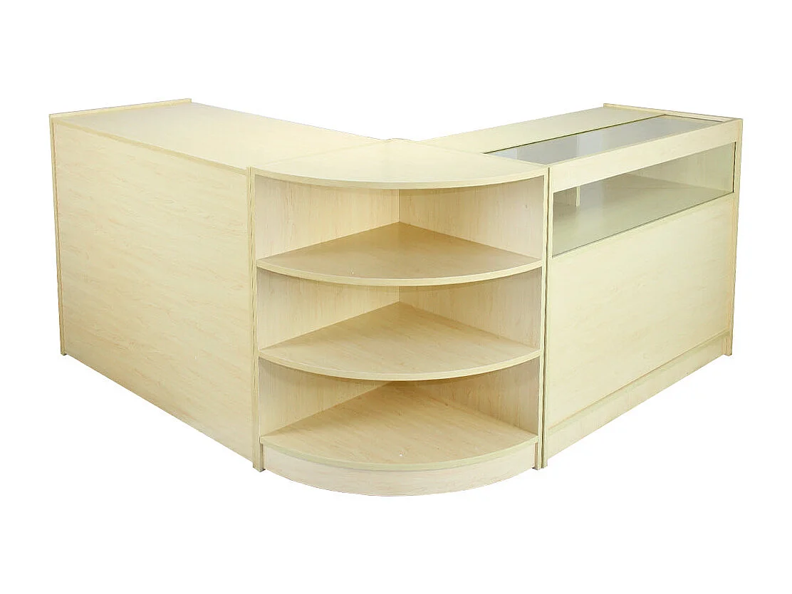 Zestaw lady sklepowej i ekspozytora detalicznego Zenith Maple