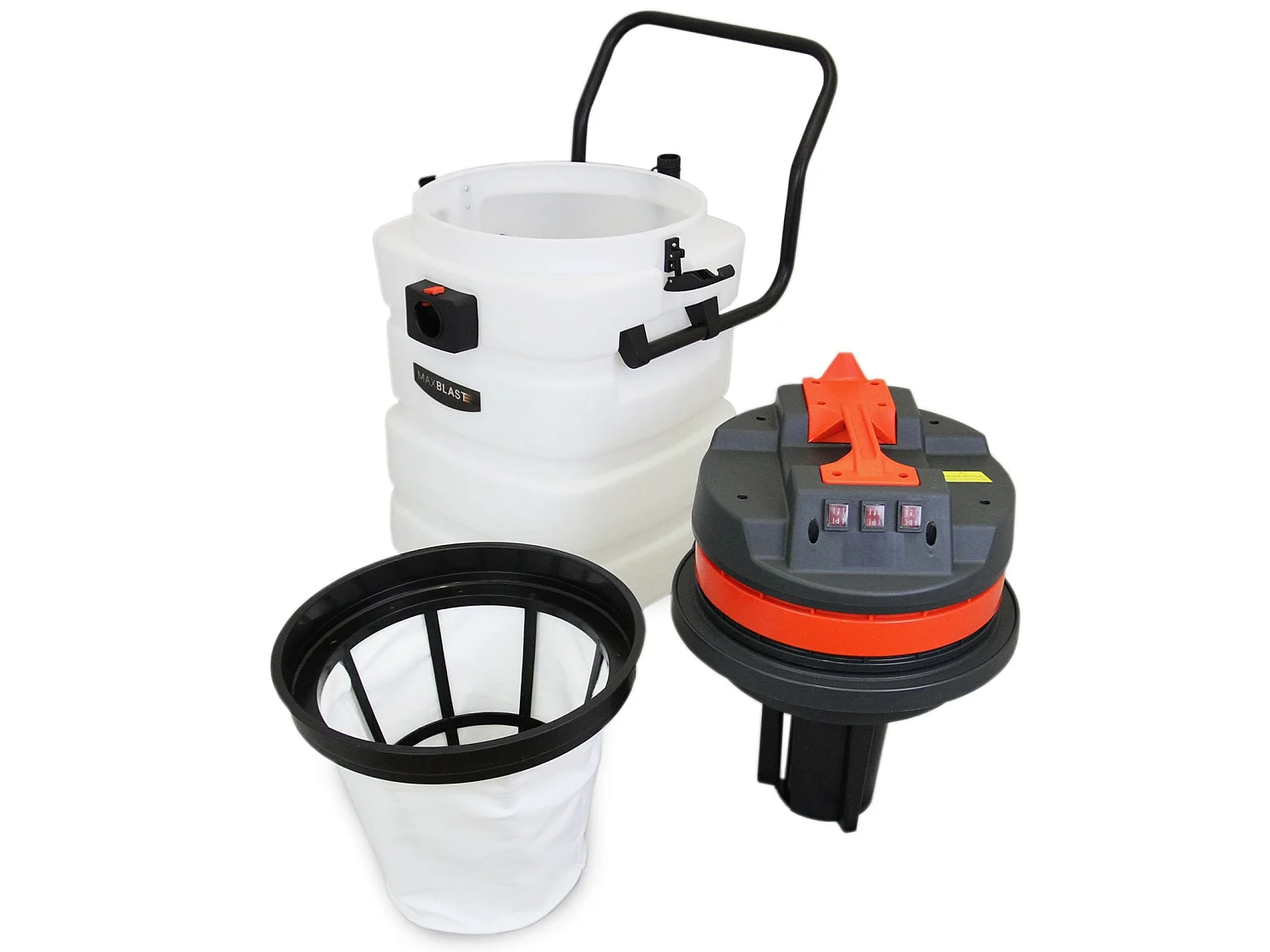 MAXBLAST Aspirateur Industriel 90 L Sec & Humide