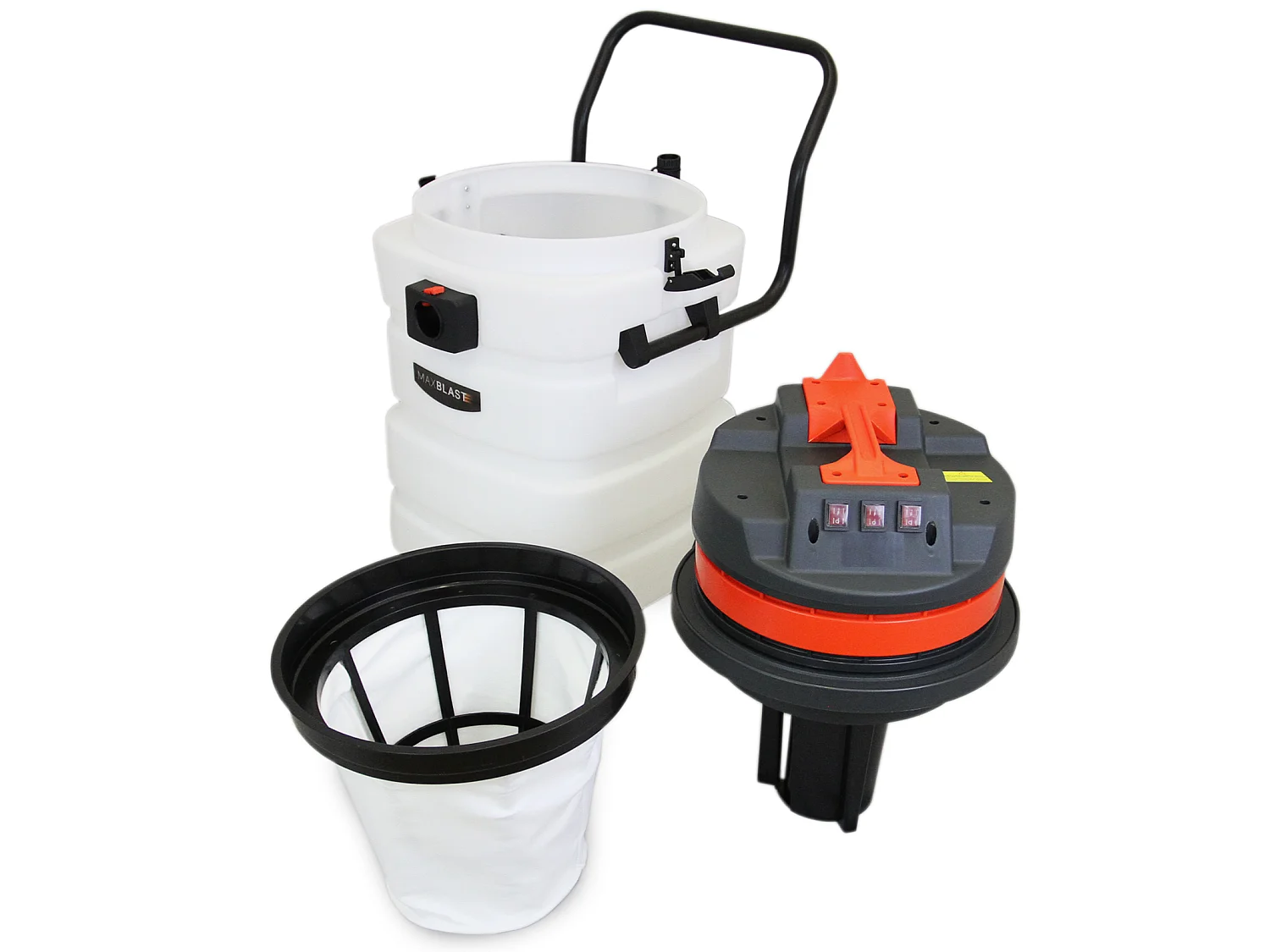 MAXBLAST Aspirateur Industriel 90 L Sec & Humide