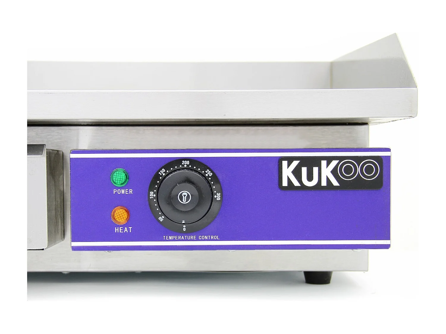 KuKoo Plaque de Cuisson Professionnelle Inox de 50cm