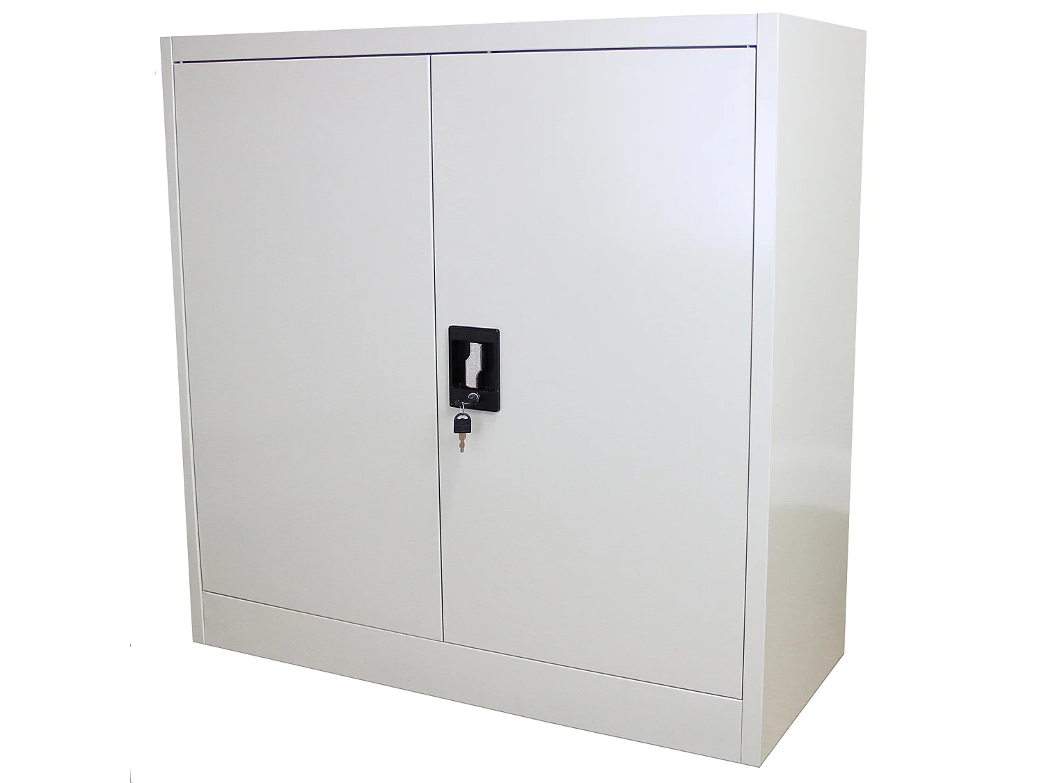 Casier de Bureau Gris Métallique 90cm