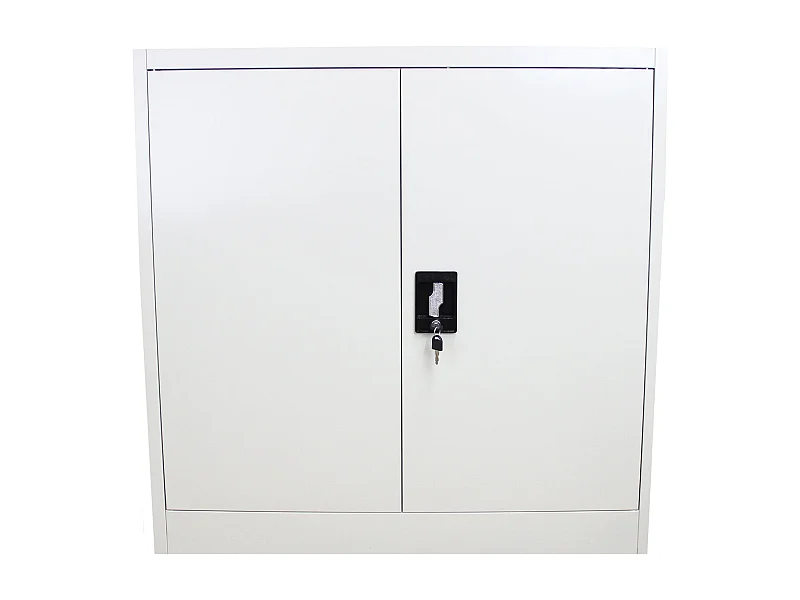 Armadietto Grigio Chiaro Alto 90cm in Acciaio