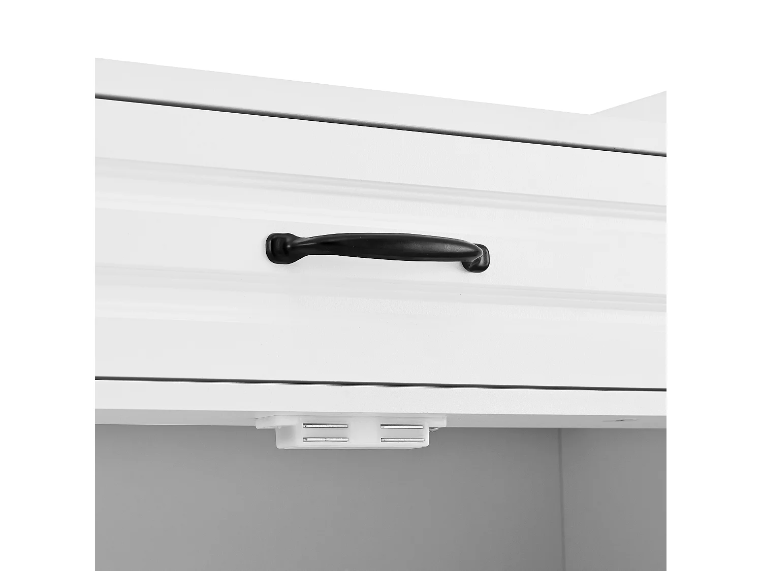 Meuble à chaussure 75x36x95.5 cm avec Étagères réglables et un tiroir Panneaux de particules en blanc pour Salon et couloir