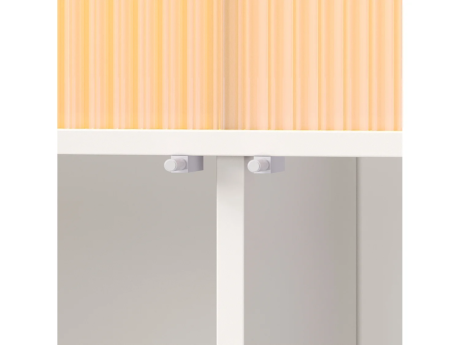 Barkast 205x39x100 cm met ledverlichting, verstelbare planken en opbergruimte. Gemaakt van wit MDF, geschikt voor zowel de woonkamer als de eetkamer.