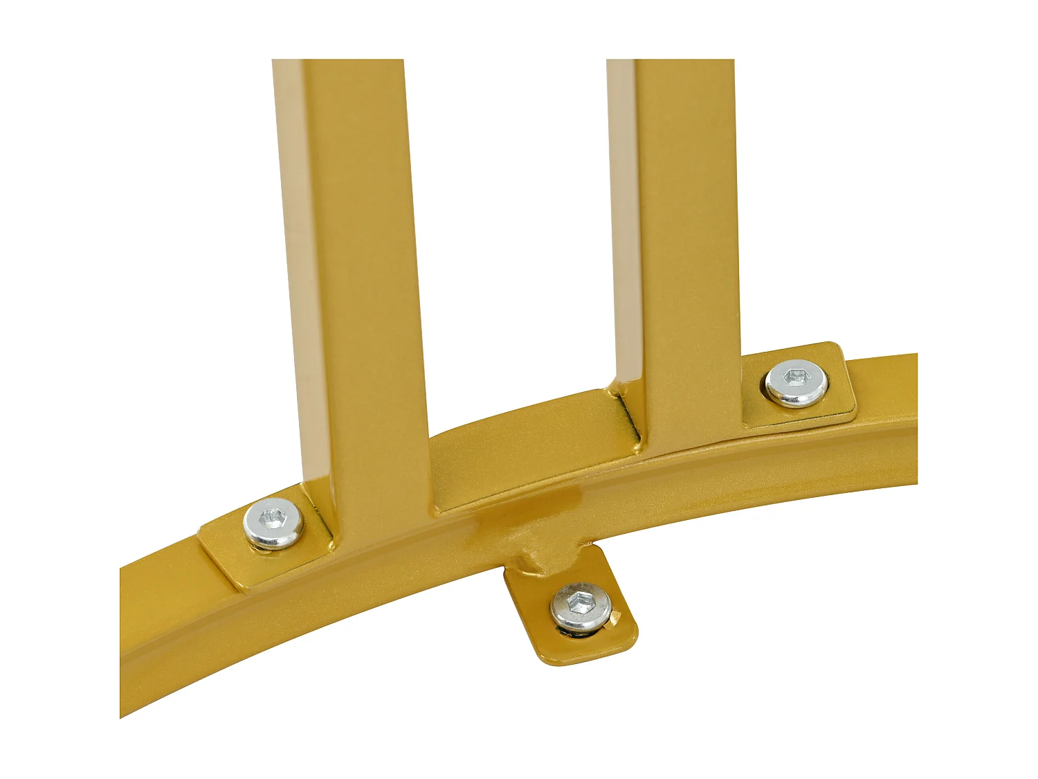 Table basse 170x70x44.5 cm avec Deux tables Étagères ouvertes Matériau MDF en blanc pour salon