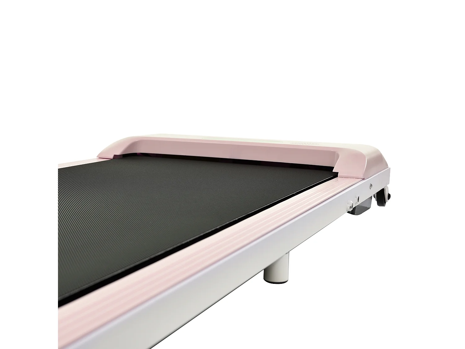 Tapis de Course 119.5x54x105 cm avec LED d'une télécommande et d'un haut-parleur Bluetooth rose pour salon et le bureau