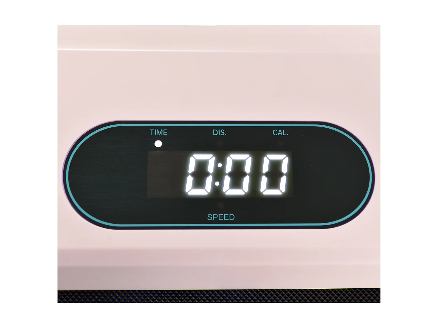 Tapis de Course 119.5x54x105 cm avec LED d'une télécommande et d'un haut-parleur Bluetooth rose pour salon et le bureau